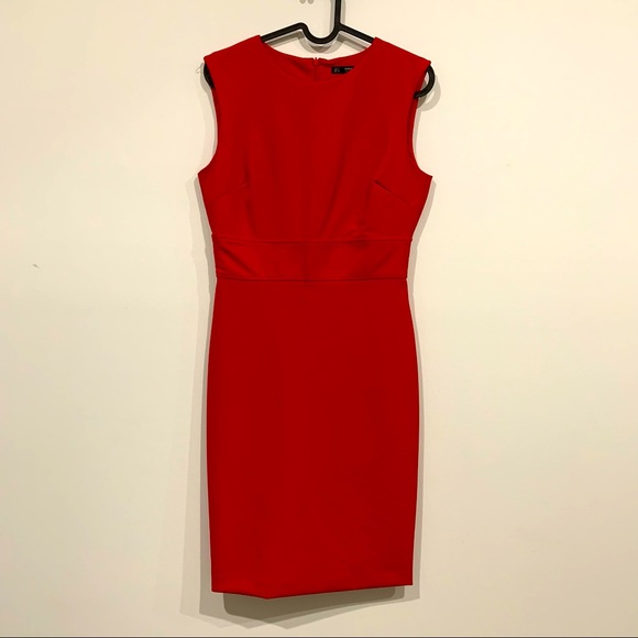 Zara | Dresses | Zara Red Bodycon Dress 